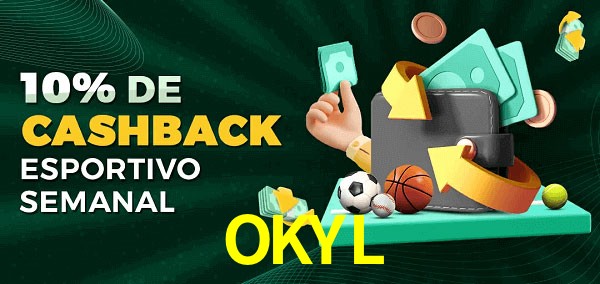 10% de bônus de cashback na OKYL
